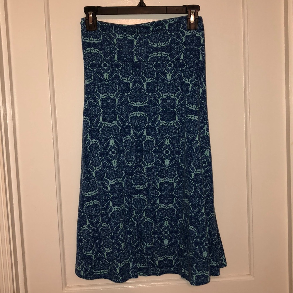 LuLaRoe A-line knit skirt